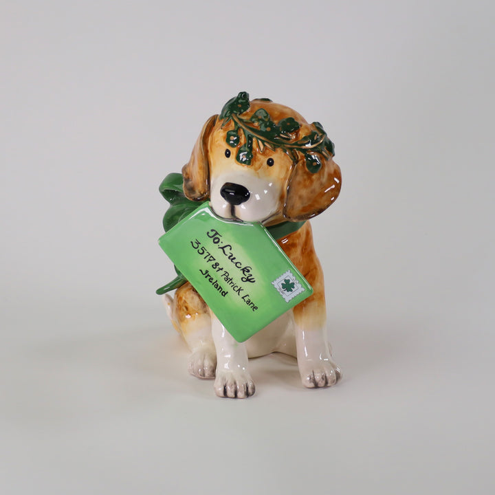 Caoimhe the Special Delivery St. Patrick's Day pup