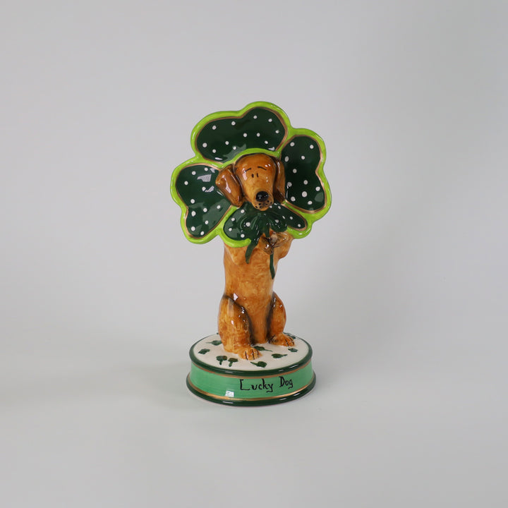 LUCKY DOG FIGURINE