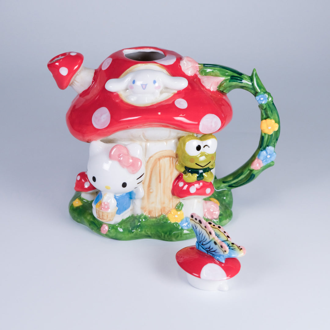 Hello Kitty and Friends Mushroom House Teapot