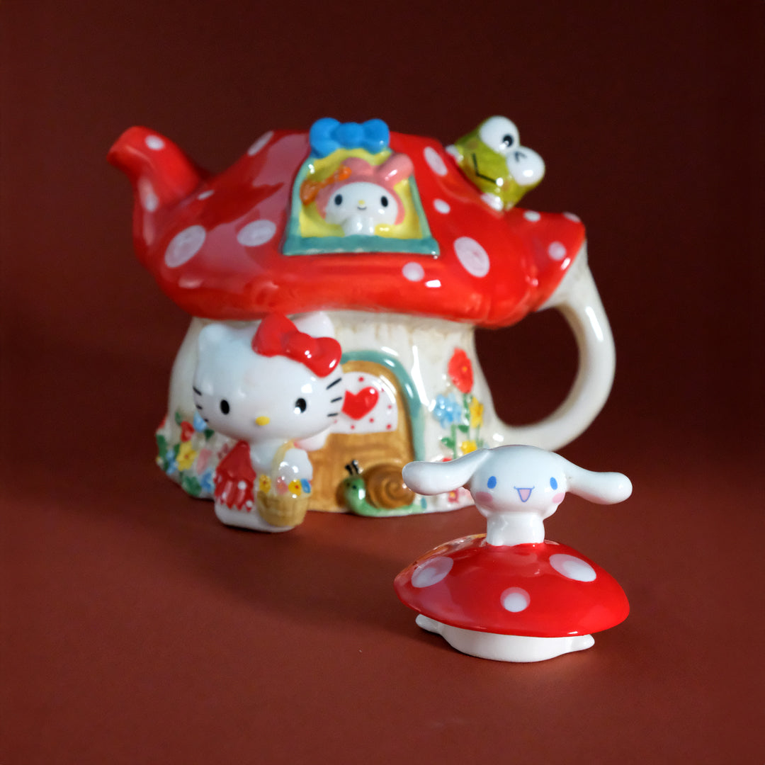 Hello Kitty and Friends Mushroom Teapot