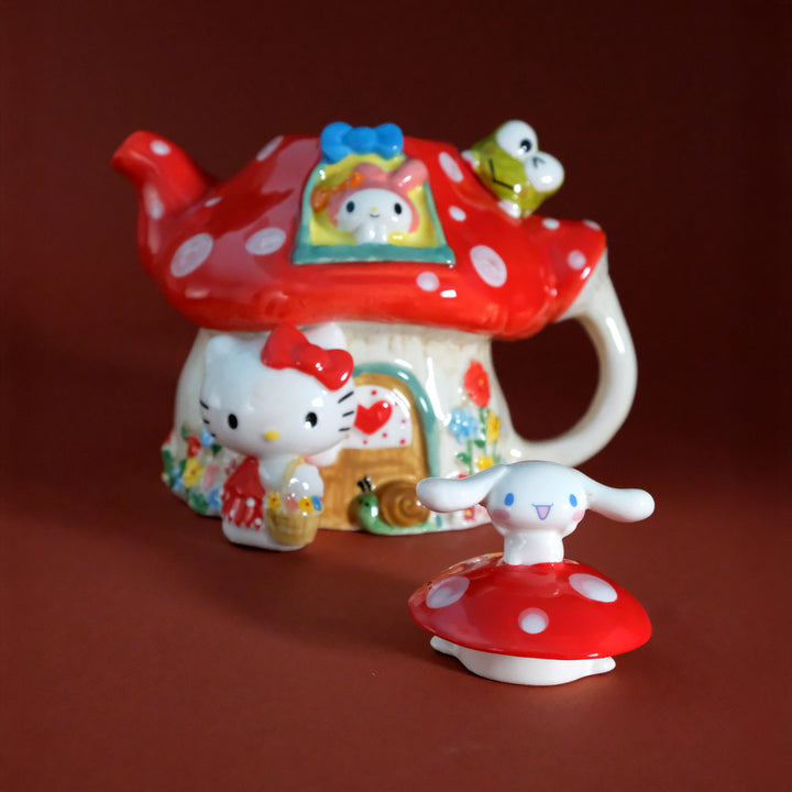 Hello Kitty and Friends Mushroom Teapot