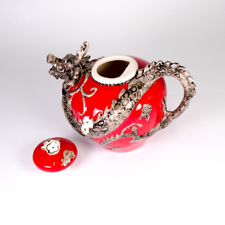 Clayworks Red Dragon Teapot