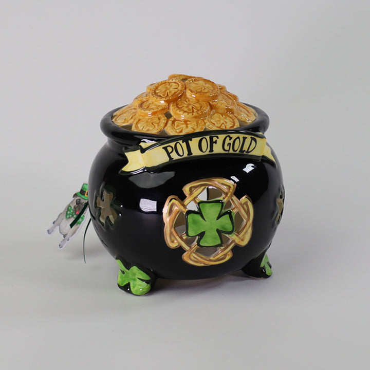 POT OF GOLD TEALIGHT HOLDER