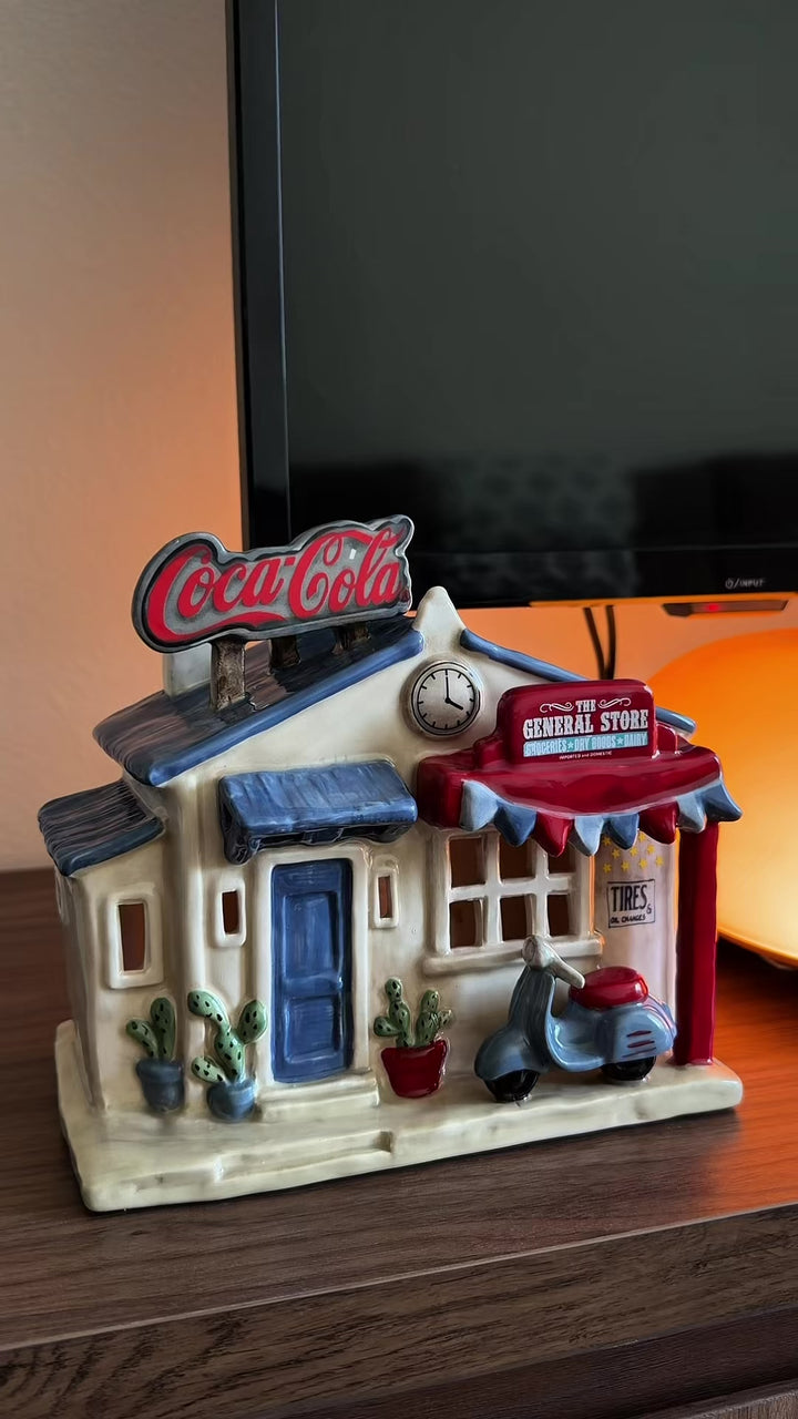 Coca-Cola Retro Route Refreshment Candle House