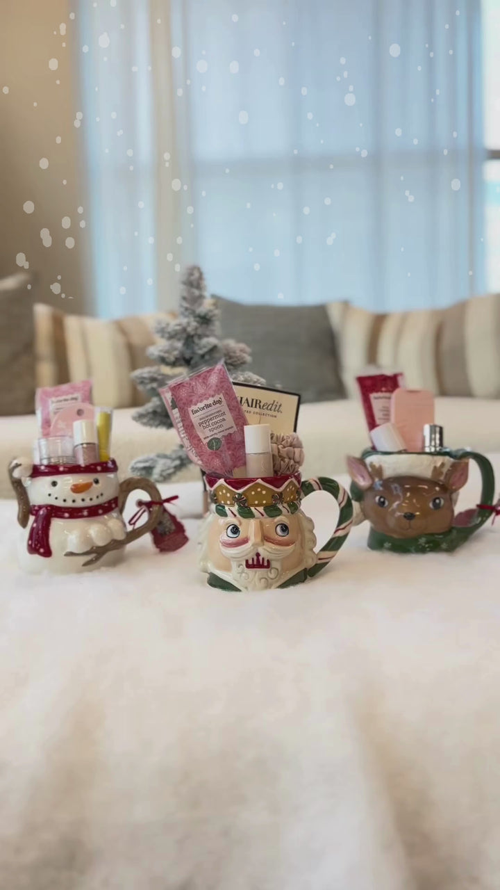 GREEN NUTCRACKER FIG MUG