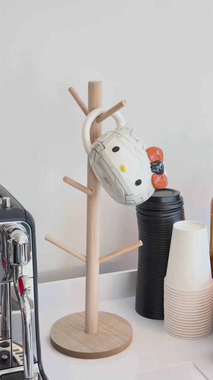 HELLO KITTY HEAD HALLOWEEN MUG & FIGURINE SET