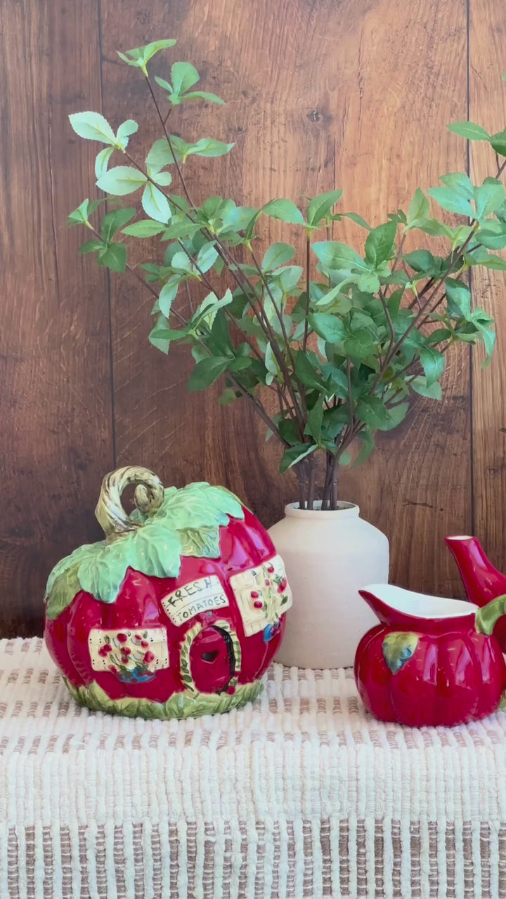Valentine's Tomato Sugar Bowl