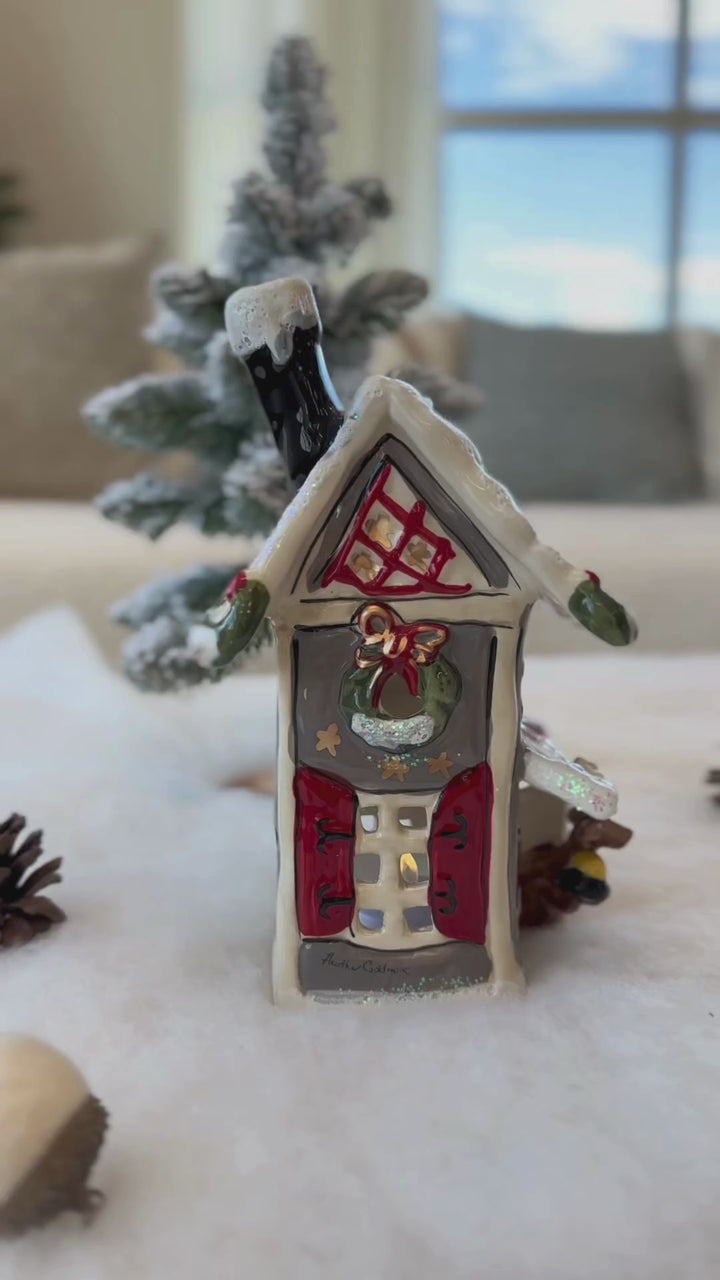 ReindeerVille - Cupid's Tree Lot Tealight Holder