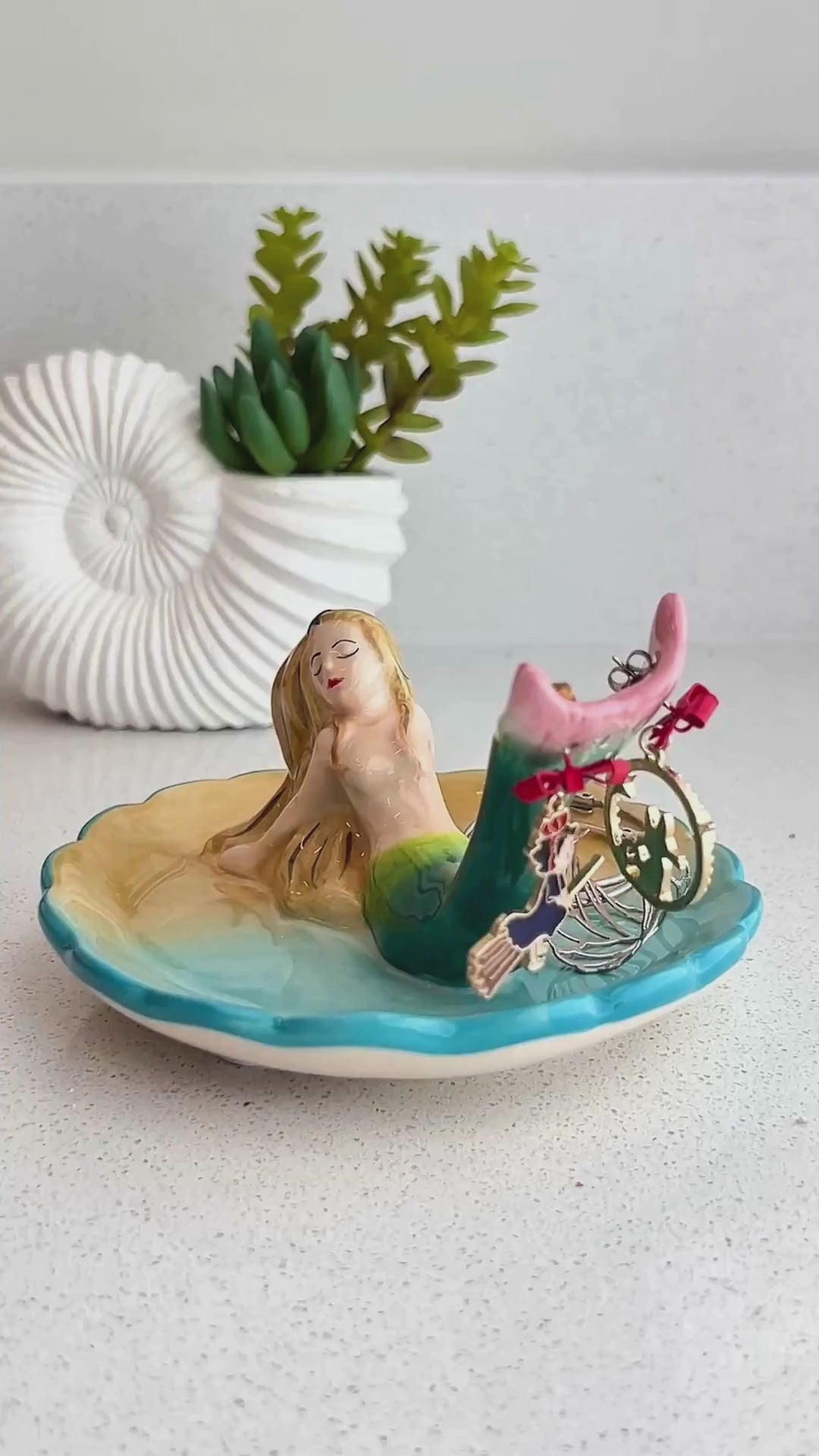 Mermaid Ring Holder