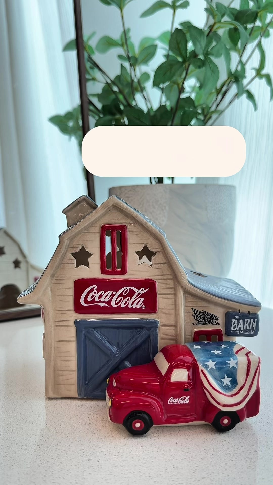 Coca-Cola Barn Stop Candle House