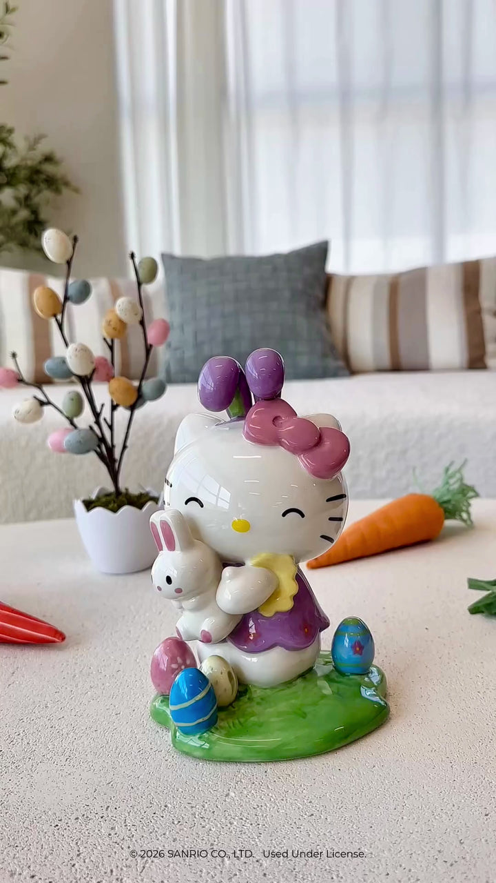 Hello Kitty and Bunny Figurine