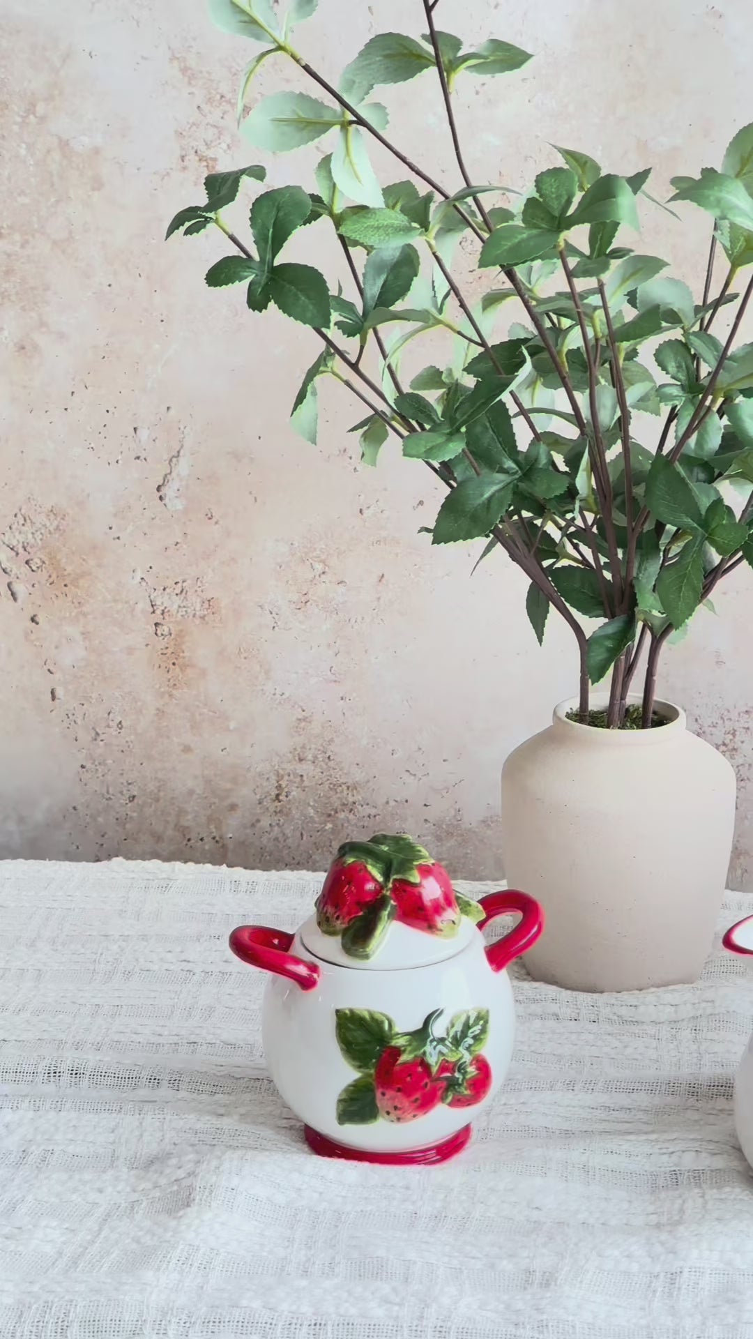 Strawberry Creamer Cup