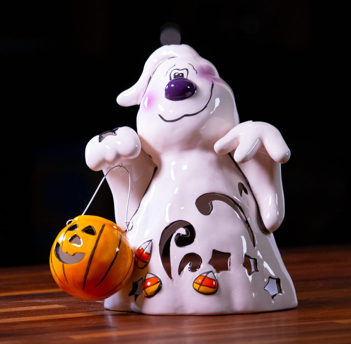 Halloween Ghost Tealight - Large