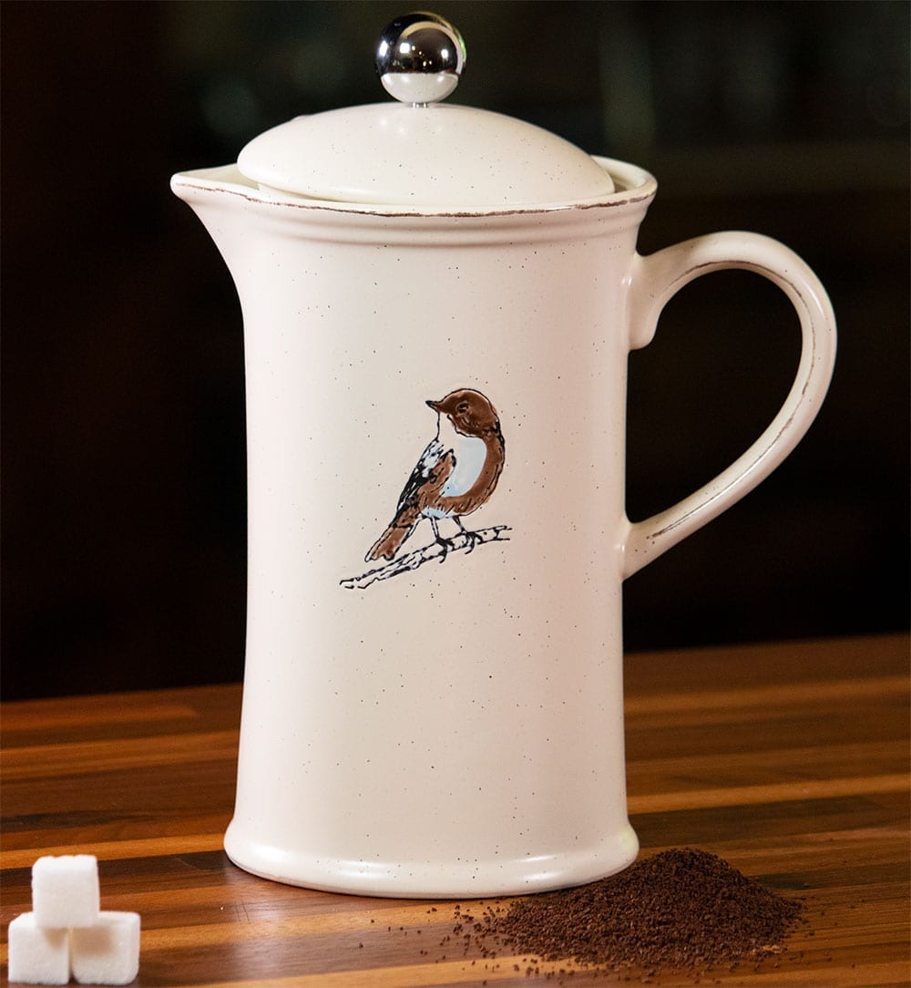 Bird French Coffee Pot