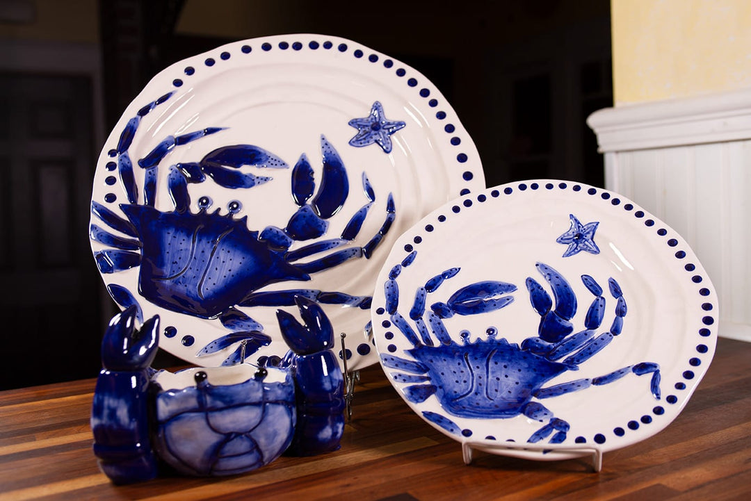 Blue Crab Dinner Set