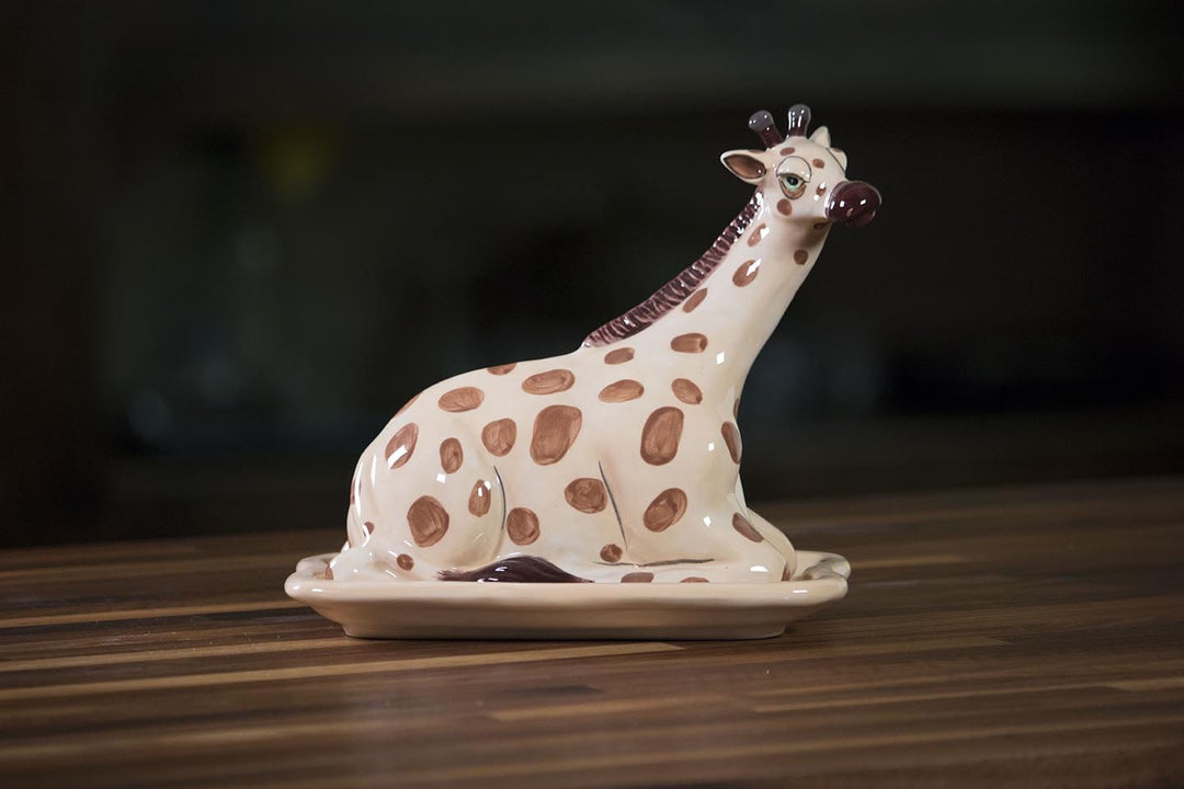 Giraffe Butter Dish