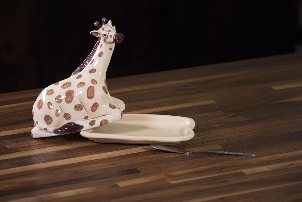 Giraffe Butter Dish