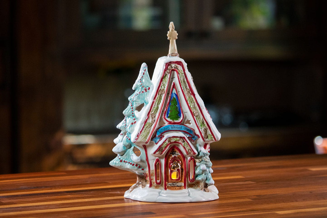 Winter Wonderland Church Candle House