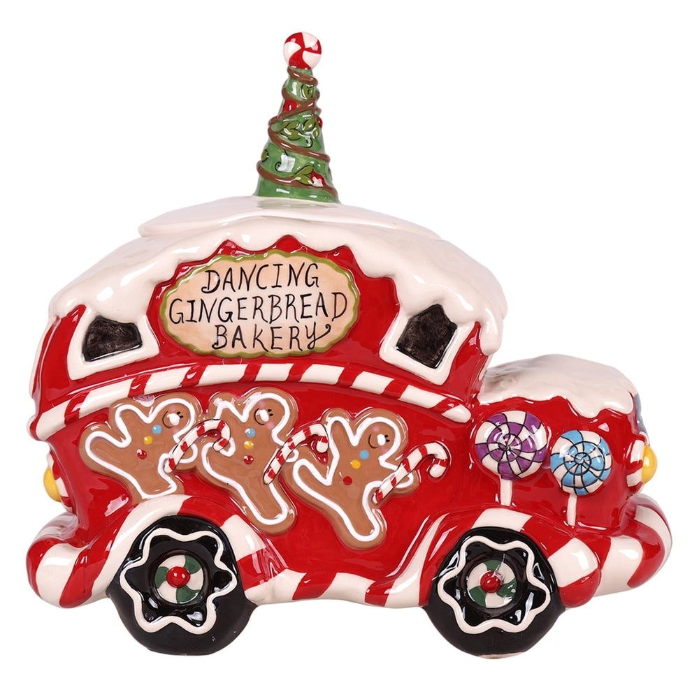 Dancing Gingerbread Bakery Cookie Jar