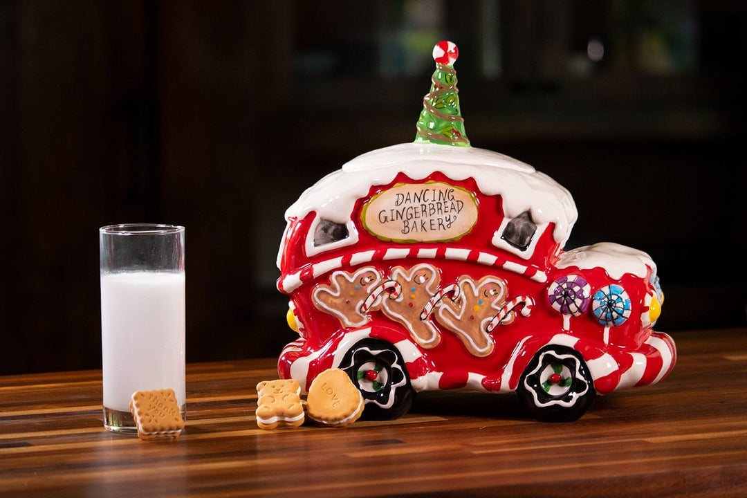 Dancing Gingerbread Bakery Cookie Jar