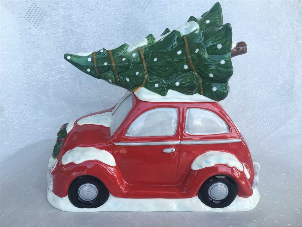 Red Bug Tree Cookie Jar