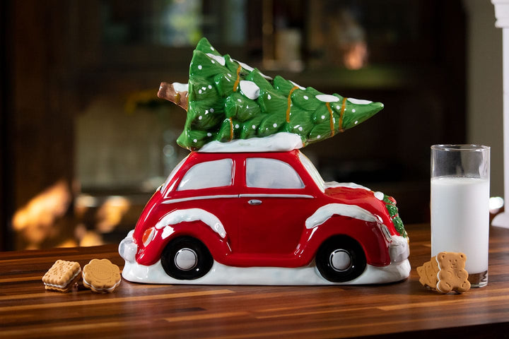 Red Bug Tree Cookie Jar