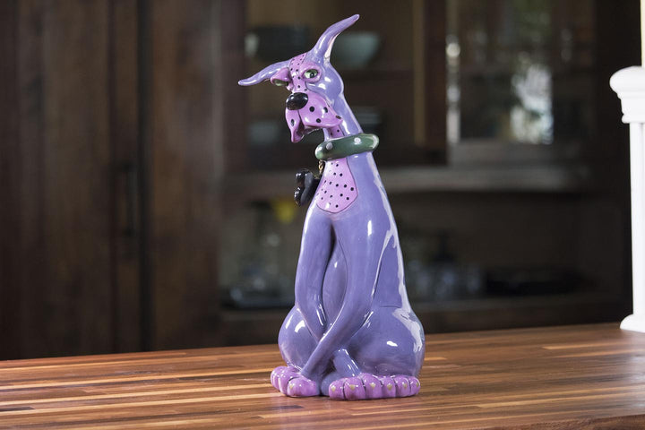 Zappy Dog Figurine - Violet