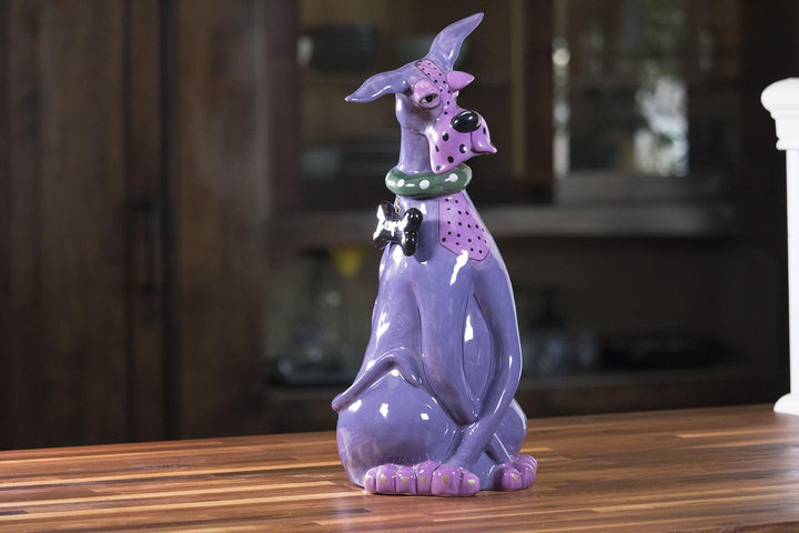 Zappy Dog Figurine - Violet