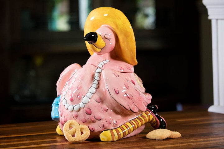 Miss Precious Flamingo Cookie Jar