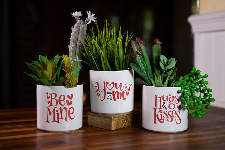 Be Mine Planters 4"