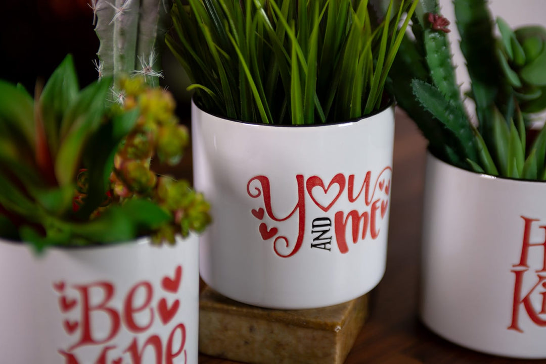 Be Mine Planters 4"