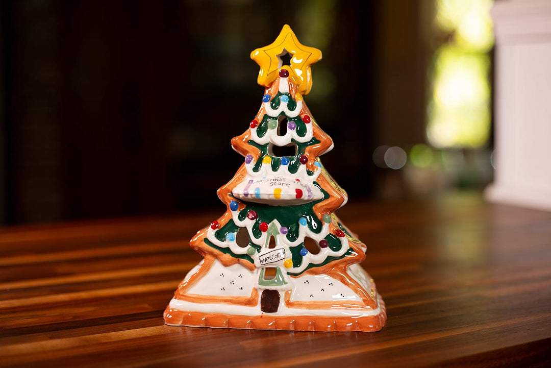 Gingerbread Tree Tealight Holder