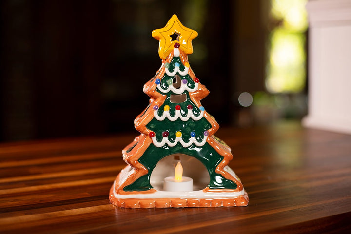 Gingerbread Tree Tealight Holder