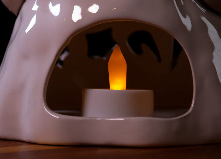 Halloween Ghost Tealight - Large - Back