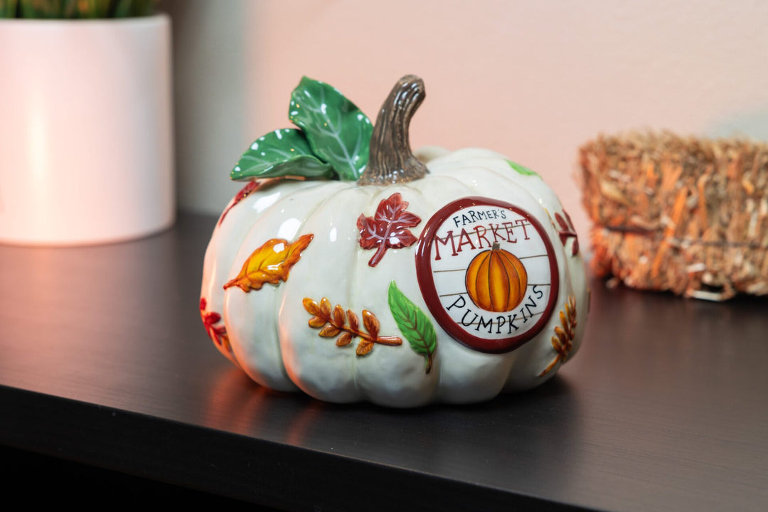 Farmer's Market Pumpkin Figurine