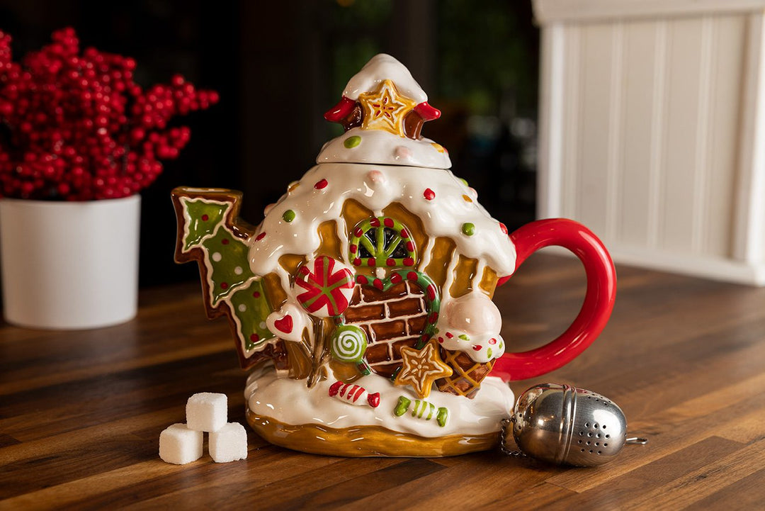 Gingerbread Candy Teapot