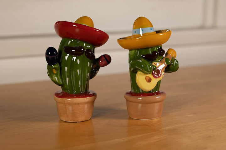 Fiesta Time Cactus Salt & Pepper Set