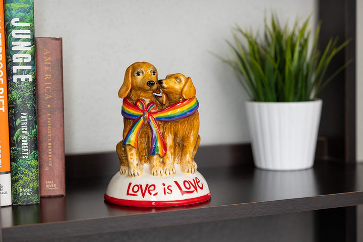 Love is Love Dogs Figurine