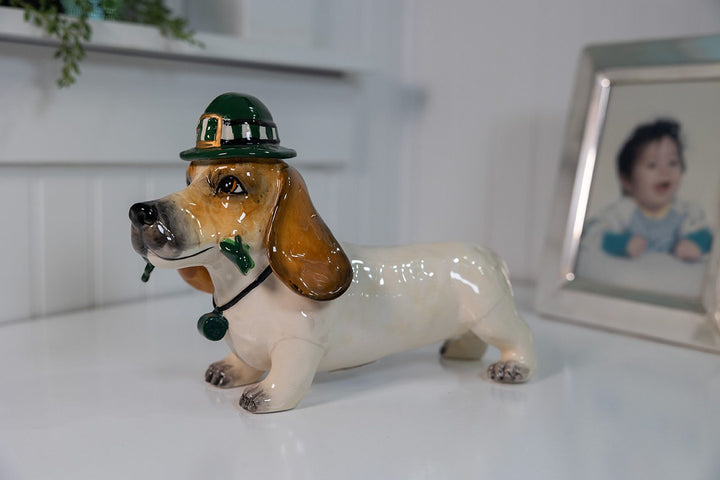 Shamrock Hound Figurine