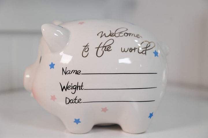 Welcome To The World Piggy Bank