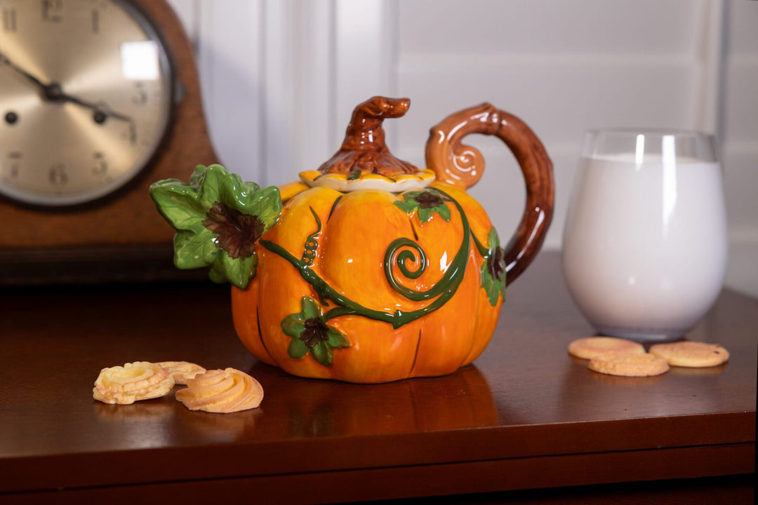 Pumpkin Vine Teapot