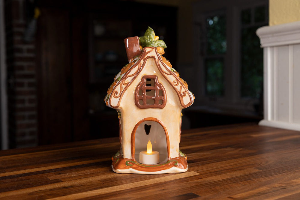 Pumpkin Spice Cottage Candle House