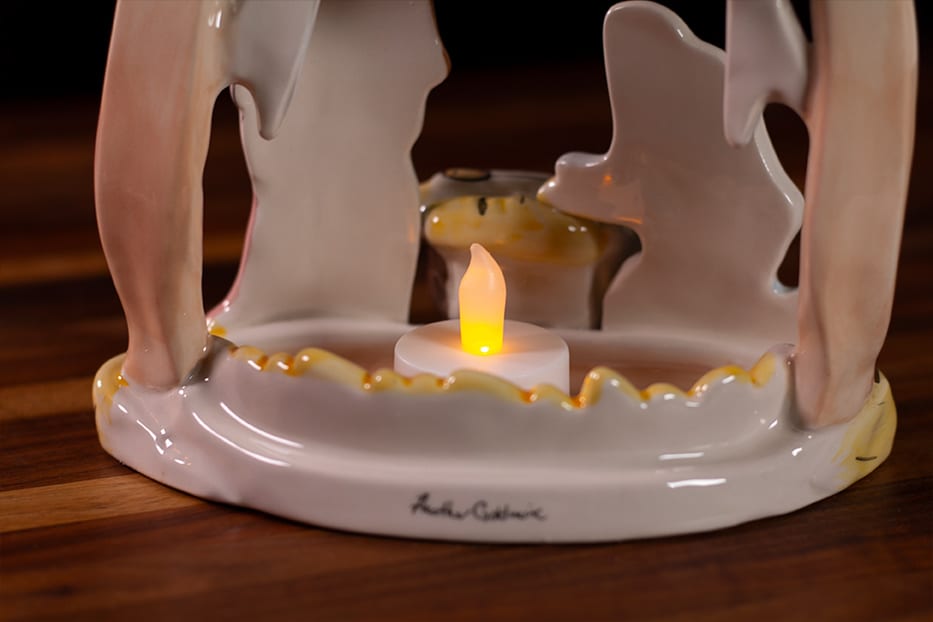 Nativity Joy To The World Tealight Holder 2