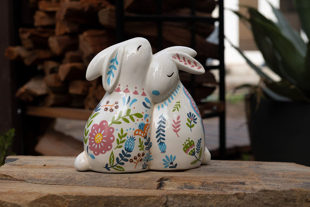 BLOOM GARDEN LOVE BUNNY FIGURINE