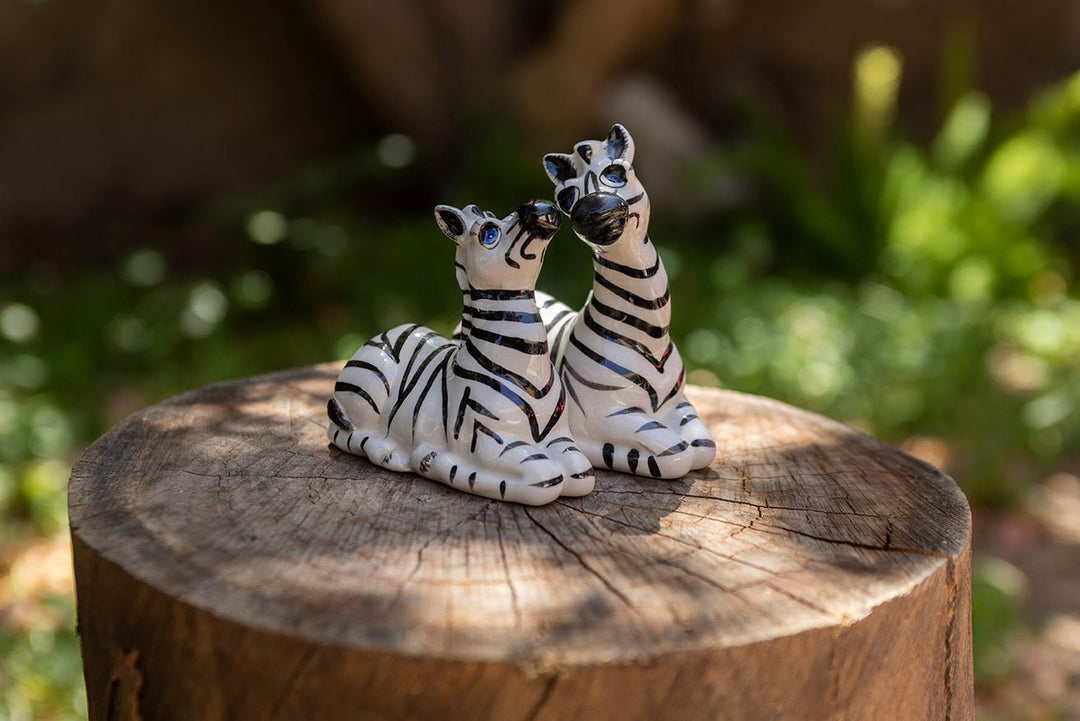 ZEBRA SALT & PEPPER SET