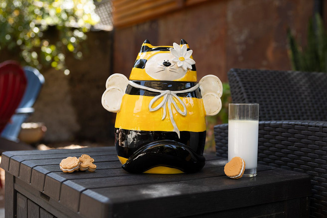 BUMBLE CAT COOKIE JAR