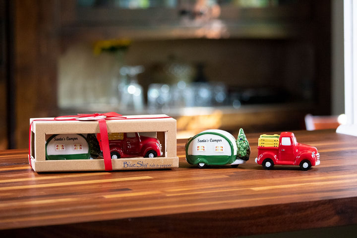 Red Truck And Camper S&P Set