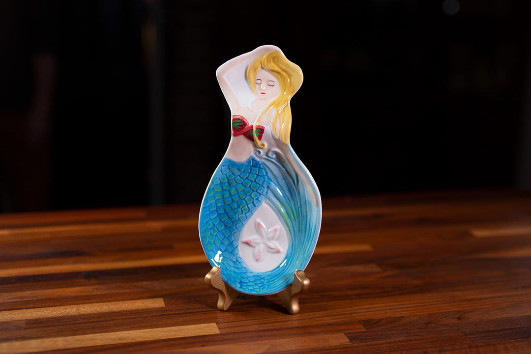 COLORED MERMAID SPOON REST