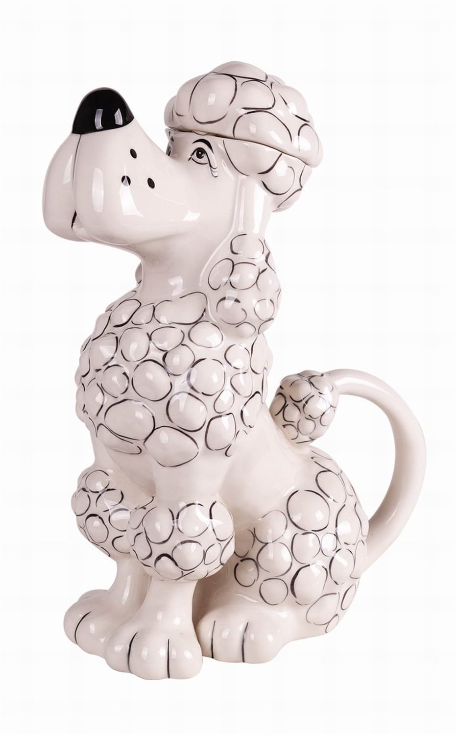 Toy Poodle Teapot - White – Blue Sky Clayworks