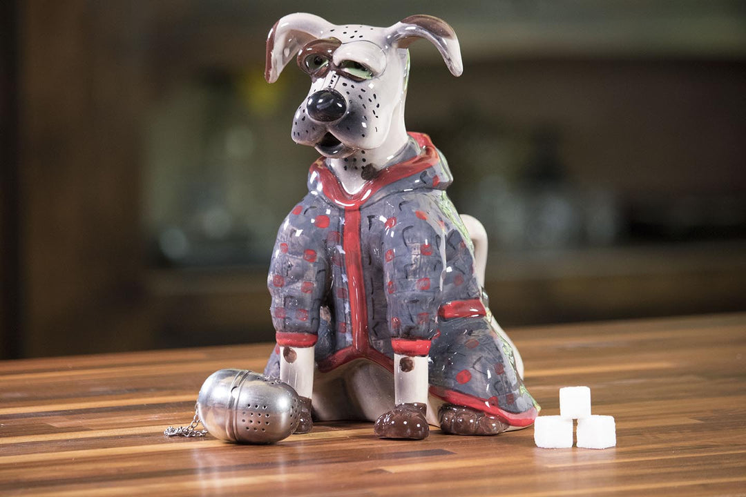 Jacket Dog Teapot